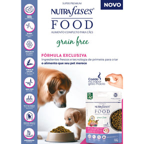 Ração Nutrafases Food - Livre de Grãos - Super Premium